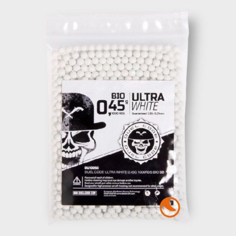 BOLAS BIO ULTRA WHITE 0,45g (1000 BB's)