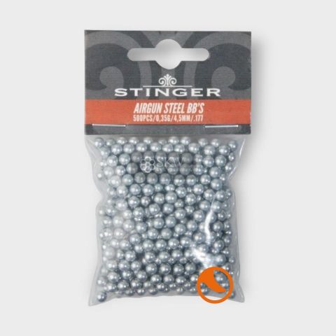 Balines 4,5 Niqueladas 500BB`s Stinger