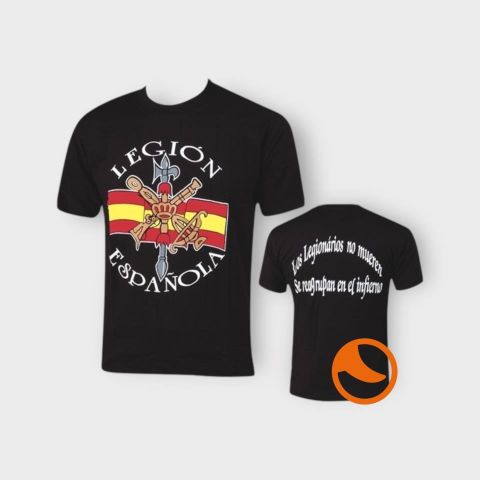 CAMISETA LEGIÓN NEGRA ESPAÑA