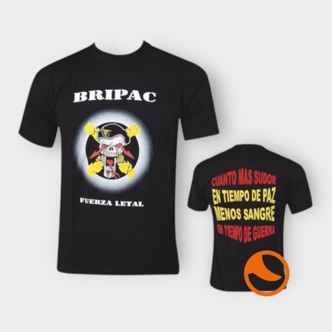 CAMISETA BRIPAC LETAL NEGRA