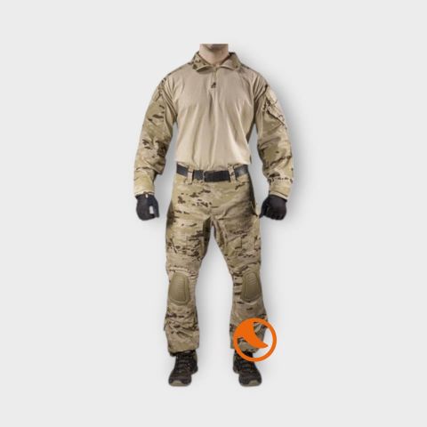 Uniforme Deluxe combat c/rodilleras Coyote