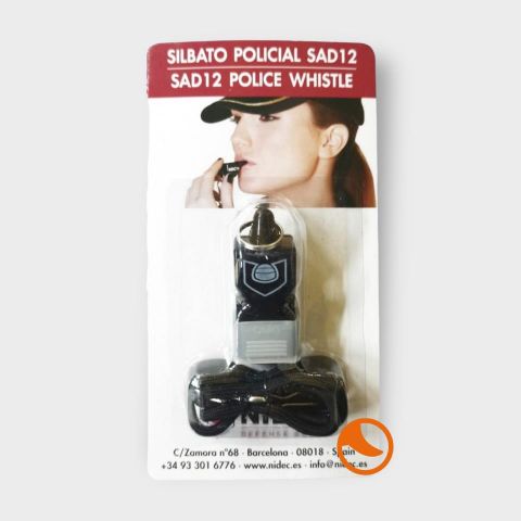 Silbato policial de PVC 130dB waterproof sin bola