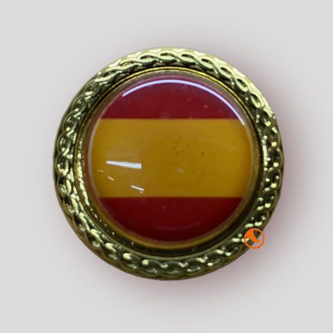 Pin España ORO Borde Biselado D;20mm